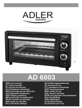 Adler AD 6003 Operativní instrukce