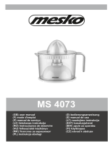 Mesko MS 4073 Operativní instrukce