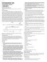 Bard Ultraverse 035 Instructions For Use Manual