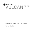 ROCCAT Vulcan TKL Pro Stručný návod k obsluze