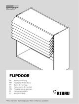 Rehau FLIPDOOR instalační příručka