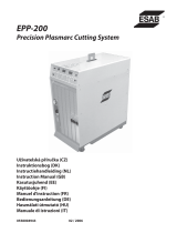 ESAB EPP-200 Precision Plasmarc Cutting System Uživatelský manuál