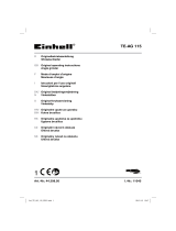 EINHELL Expert TE-AG 115 Uživatelský manuál