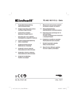 EINHELL TC-AG 18/115 Li-Solo Uživatelský manuál