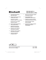 EINHELL Expert GE-CM 36/37 Li Uživatelský manuál