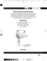 Clatronic HM 2642 Návod k obsluze