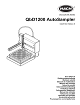 Hach QbD1200 AutoSampler Uživatelský manuál