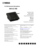 Yamaha CS-700 Uživatelská příručka