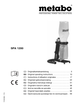 Metabo SPA 1200 Operativní instrukce