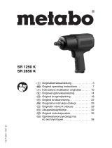 Metabo SR1250 K Operativní instrukce