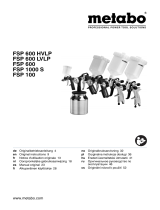 Metabo FSP 600 HVLP Operativní instrukce