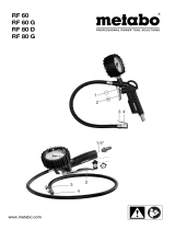 Metabo RF 80 D Operativní instrukce