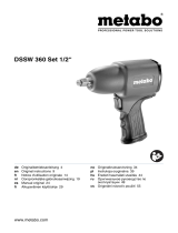 Metabo DSSW 360 Set 1/2" Operativní instrukce