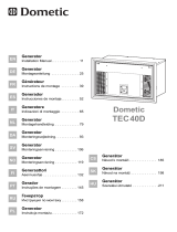 Dometic TEC 40D Operation instalační příručka