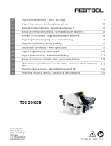 Festool TSC 55 KEB Operativní instrukce