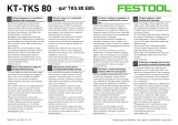 Festool TKS 80 EBS Operativní instrukce