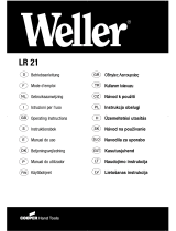 Weller LR 21 Operating Instructions Manual