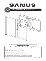 Sanus VLF320 Uživatelský manuál