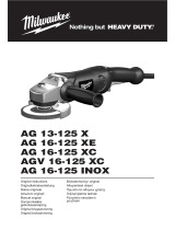 Milwaukee AGV21-230 GEX Original Instructions Manual