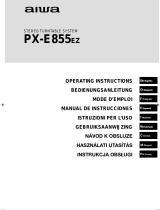 Aiwa PX-E855ZZ Operating Instructions Manual