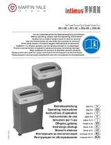 Martin Yale Intimus 2000S Operating Instructions Manual