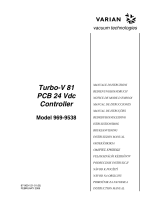 Varian Turbo-V 81 969-9538 Uživatelský manuál
