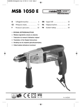 Meister MSB 1050 E Instructions Manual