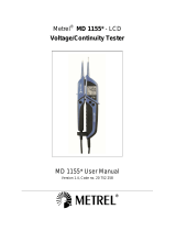METREL MD 1155 Uživatelský manuál