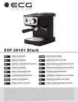 ECG ESP 20101 Black Uživatelský manuál