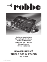 ROBBE POWER PEAK TRIPLE 360 W EQ-BID Operating Instructions Manual