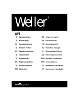 Weller WFE Series Operating Instructions Manual