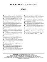 Sanus SFV49 Black Uživatelský manuál