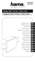 Hama PD/QC 3A White (00183320) Uživatelský manuál