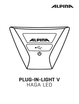 Alpina PLUG-IN-LIGHT V HAGA LED Uživatelský manuál