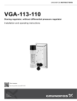Grundfos VGA-113-110 Installation And Operating Instructions Manual
