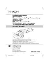 Hitachi G13YC Uživatelský manuál