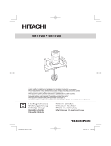 Hitachi um 12vst Handling Instructions Manual