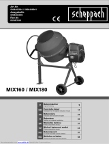 Scheppach MIX160 Uživatelský manuál