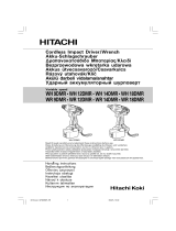 Hitachi WH 12DMR Uživatelský manuál