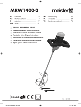 Meister MRW1400-2 Original Instructions Manual