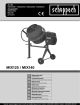 Scheppach MIX140 Uživatelský manuál