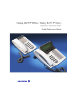 Ericsson IP Vision Dialog 4425 Quick Reference Manual