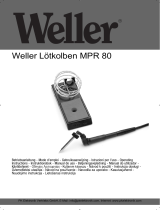 Weller MPR 90 Operating Instructions Manual