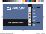 Sigma 1200 Uživatelský manuál
