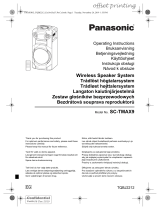 Panasonic SCTMAX9EG Operativní instrukce