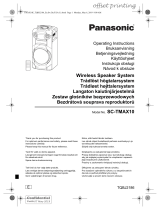 Panasonic SCTMAX10E Operativní instrukce