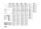 Panasonic RPHTX20BE Operativní instrukce