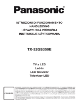 Panasonic TX32GS350E Operativní instrukce