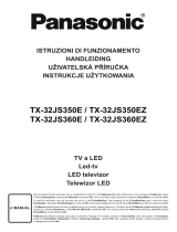 Panasonic TX32JS350E Operativní instrukce