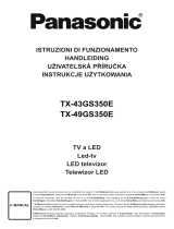 Panasonic TX43GS350E Operativní instrukce